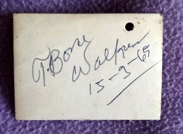 T-Bone Walker autograph 2
